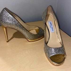 Jimmy Choo Dahlia Peep-Toe Pump